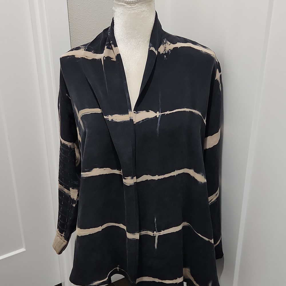 Vintage Candiss Cole Art To Wear Multicolor Nubby Silk Jacket/Cardigan. USA